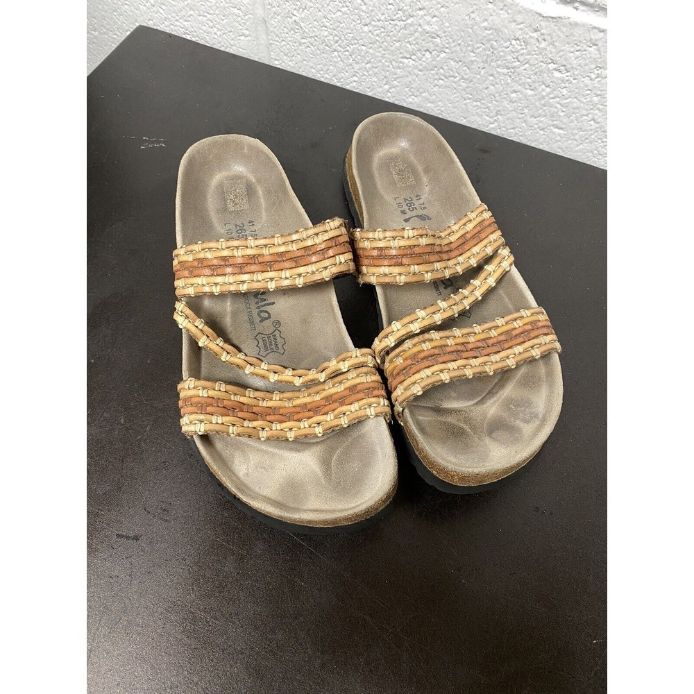 Betula By Birkenstock Sandals Shoes 265 Women Sz 10 EU 41 Slip On Basket Weave